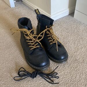 Kids Dr. Martens Leather Boots